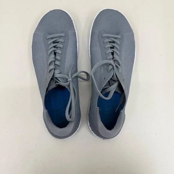 Flux Adapt Trainer Gray Knit Low Top Lace Athletic Sneakers Shoes Mens size 10